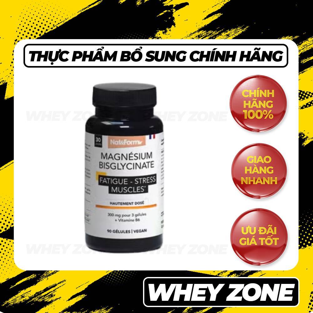 Nat&Form Magnesium Bisglycinate – Magie Cho Giấc Ngủ Tốt