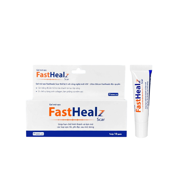 FASTHEALZ SCAR Gel mờ sẹo người lớn Novopharm