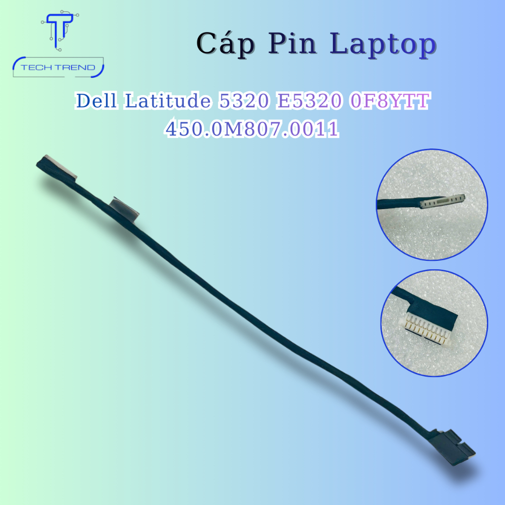 Cáp pin Dell Latitude 5320 E5320 0F8YTT 450.0M807.0011 New