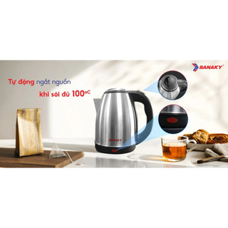 ẤM SIÊU TỐC INOX 1.7 L SUNHOUSE SHD1370, Ấm Siêu Tốc SANAKY SNK18N-1S
