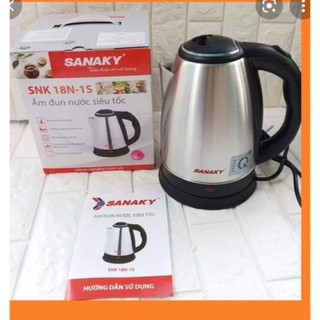 ẤM SIÊU TỐC INOX 1.7 L SUNHOUSE SHD1370, Ấm Siêu Tốc SANAKY SNK18N-1S