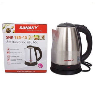 ẤM SIÊU TỐC INOX 1.7 L SUNHOUSE SHD1370, Ấm Siêu Tốc SANAKY SNK18N-1S