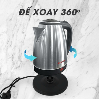 ẤM SIÊU TỐC INOX 1.7 L SUNHOUSE SHD1370, Ấm Siêu Tốc SANAKY SNK18N-1S