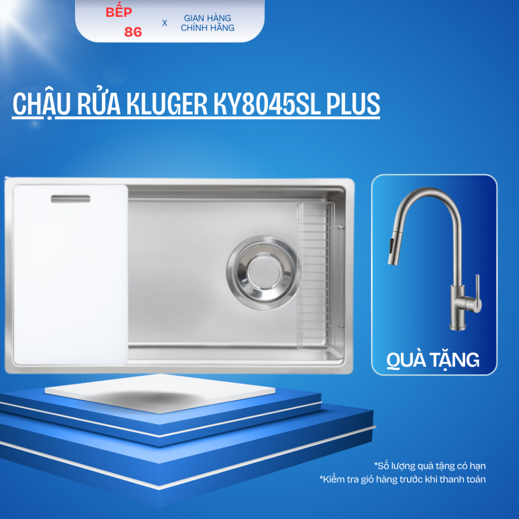 Chậu rửa bát Kluger KY8045SL Plus