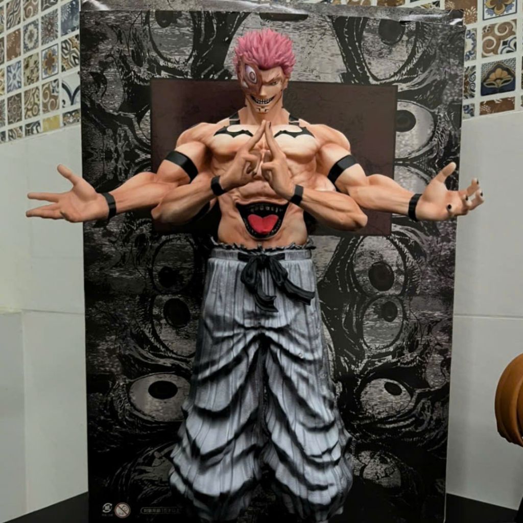 Mô Hình Ryomen Sukuna Jujutsu Kaisen Figure 30cm | Nhân Vật Anime Sukuna Full Box Trưng Bày