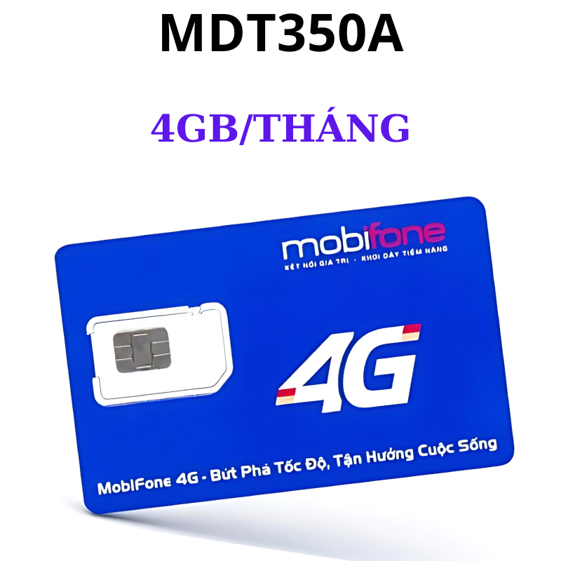 {Trọn Gói 12 Tháng } Sim và Esim 3G/4G Mobifone MDT250A, MDT350 4GB/tháng trọn gói 12 tháng