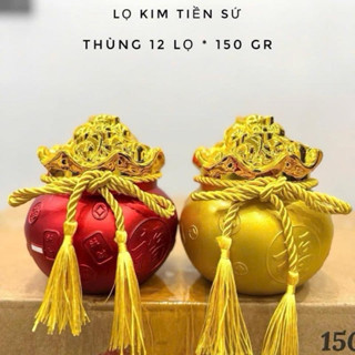 Hũ Sứ Kẹo Kim Tiền Tài Lộc May Mắn Tết 2026 Hàng Sẵn
