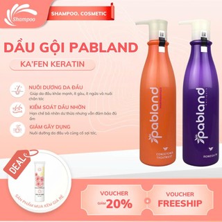 Dầu gội dầu xả Pabland 750ml hỗ trợ phục hồi tóc hư tổn giúp tóc chắc khỏe