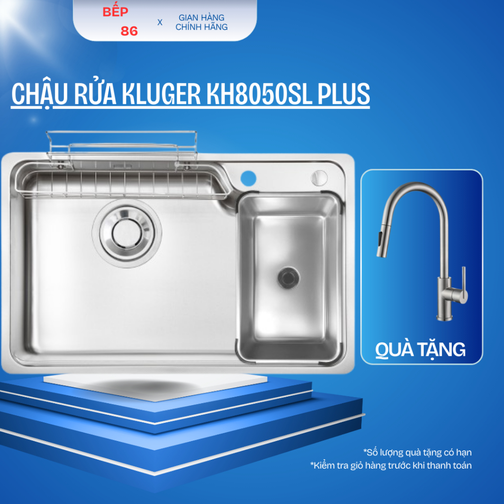 Chậu rửa bát Kluger KH8050SL Plus