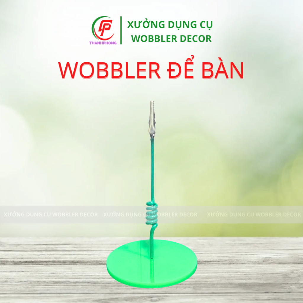 [ CHÂN ĐẾ MICA ĐỂ BÀN ] wobbler lò xo, wobbler để bàn, wobbler quảng cáo, chân đế quảng cáo