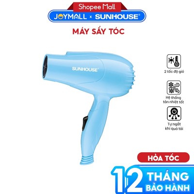 Máy Sấy Tóc Sunhouse SHD2305 650W, Hàng Chính hãng, 2 Tốc Độ Gió, 2 Mức Nhiệt Tản Nhiệt - JoyMall