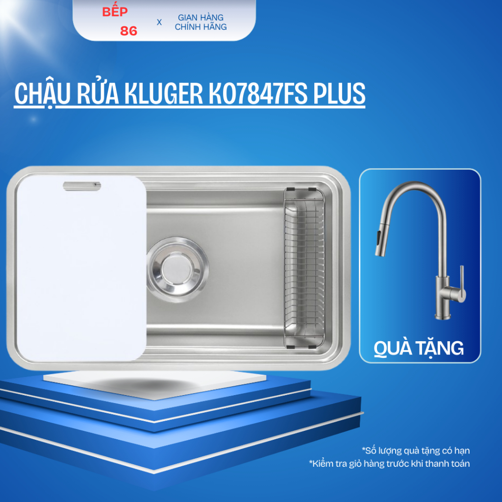 Chậu rửa bát Kluger KO7847FS Plus