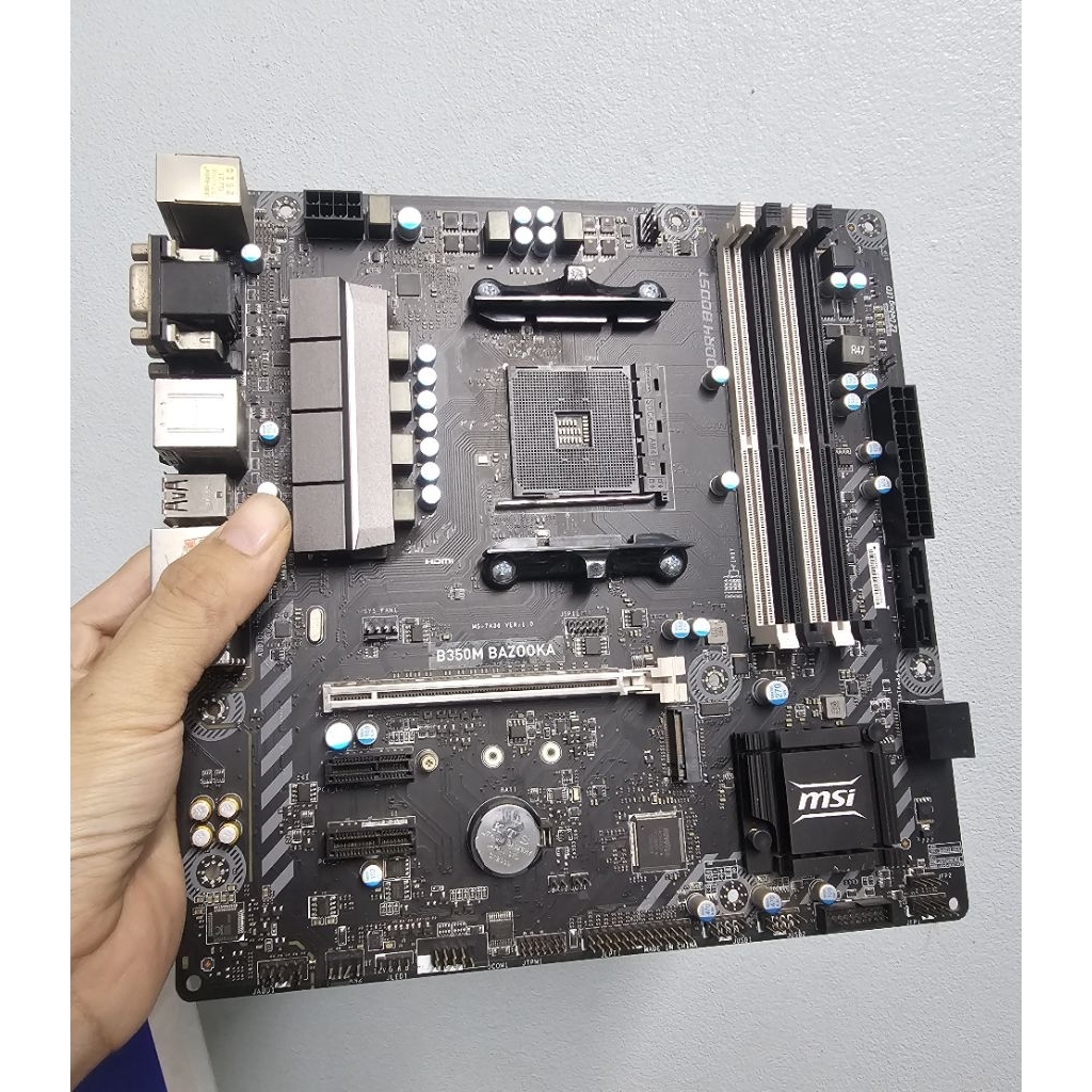 MAIN AMD B350 MSI BAZOOKA ĐẸP 98%