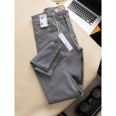 Quần jean dài Bravery chất liệu cotton thun co giãn form ống đứng - năng động - thoải mái - V2