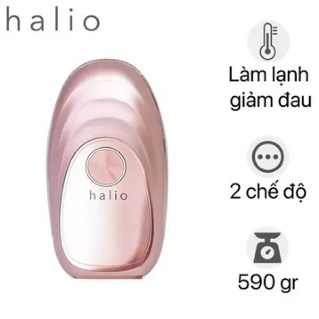 [MẪU MỚI] Máy triệt lông tại nhà Halio IPL Cooling Hair Removal Device không đau rát mang lại hiệu q