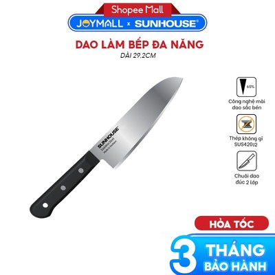 Dao Làm Bếp Đa Năng Sunhouse KS-KN165KS, Hàng Chính Hãng, Thép Không Gỉ - JoyMall
