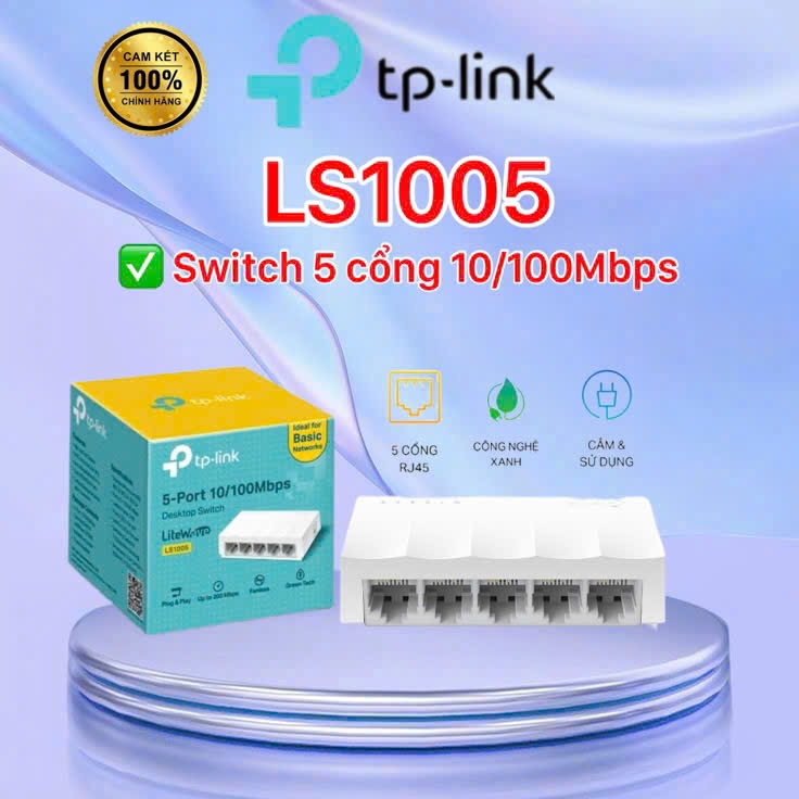 Switch 5 Cổng 10/100Mbps TP-LINK LS1005