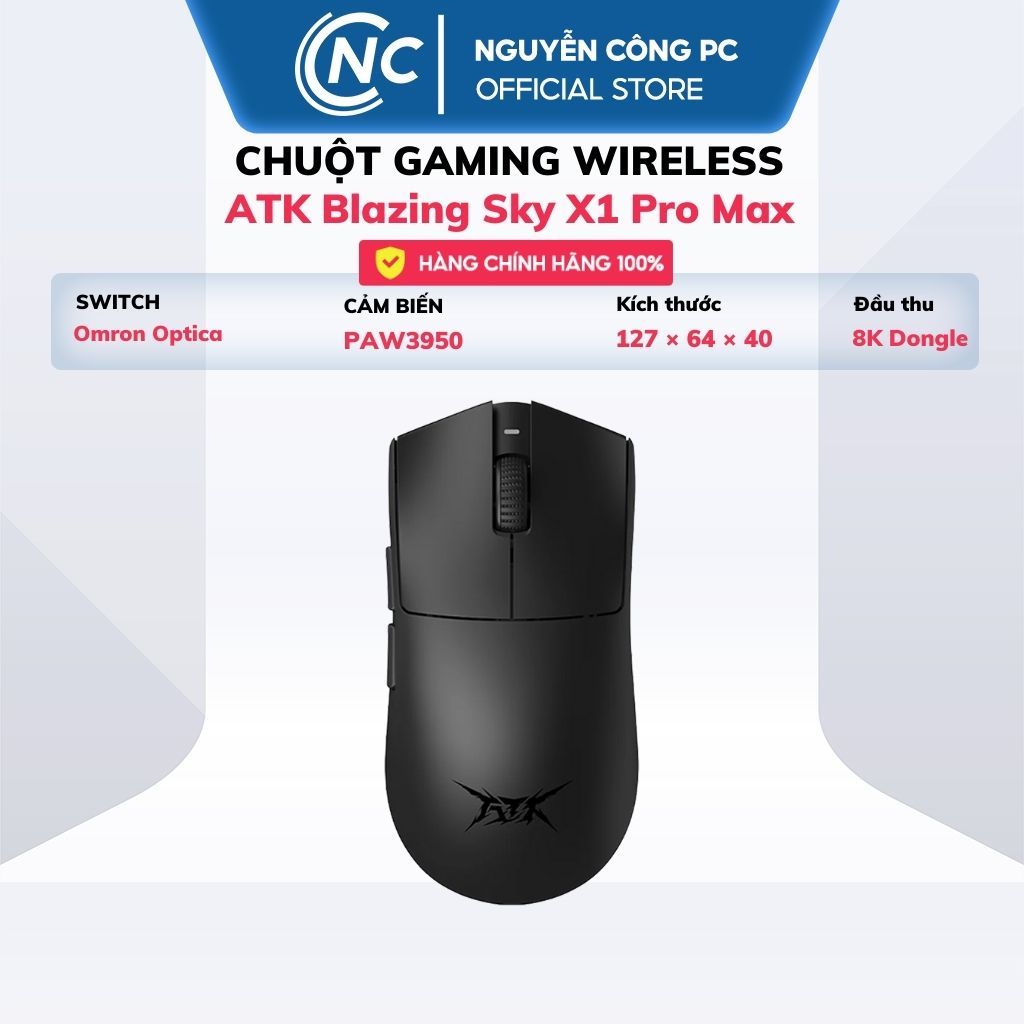 Chuột Không Dây ATK Blazing Sky X1 Pro Max / SE - BH 12 tháng