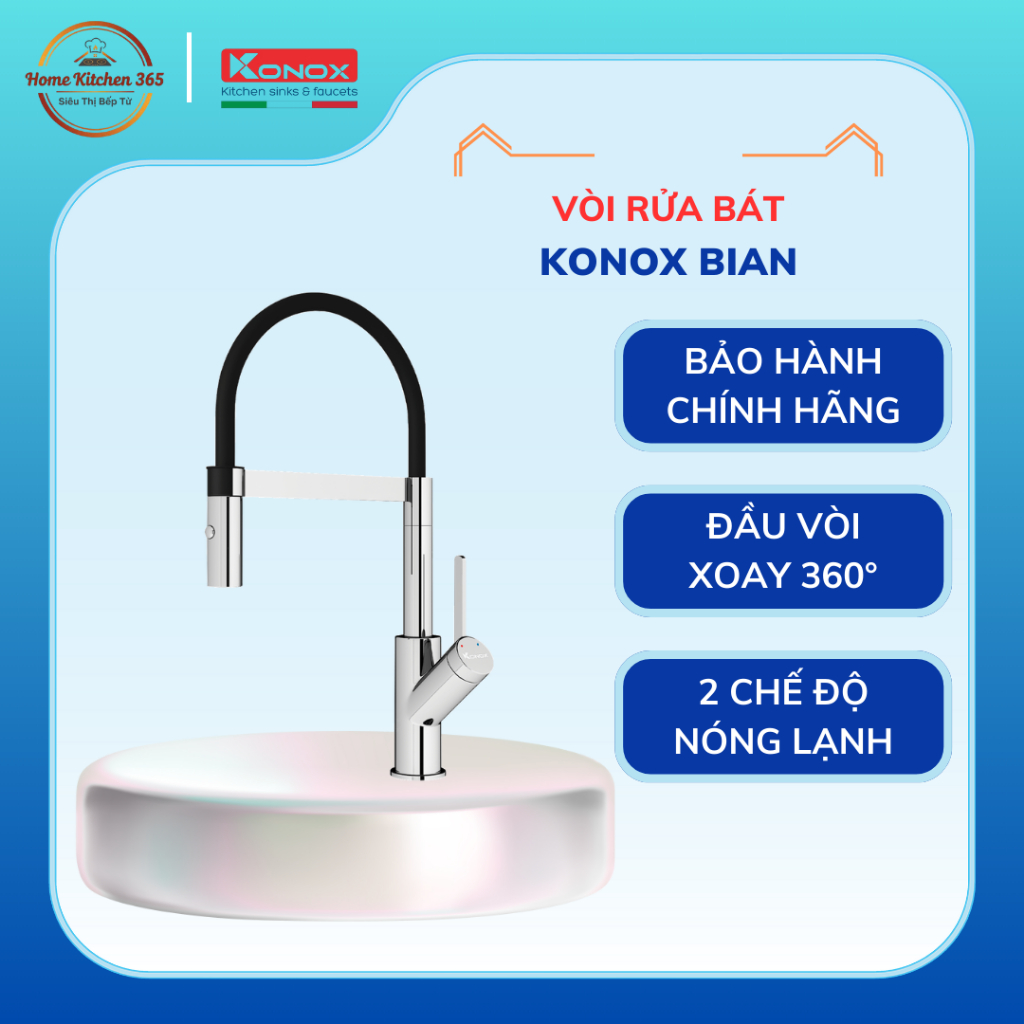 Vòi Rửa Chén Konox Bian –Hàng Chính Hãng Konox