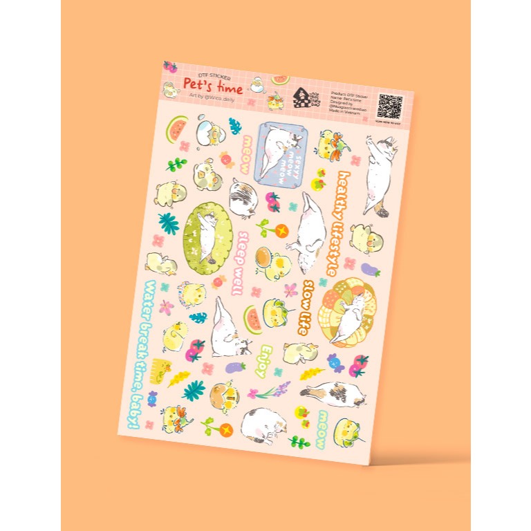Sticker - Pet's time - Lê Thư