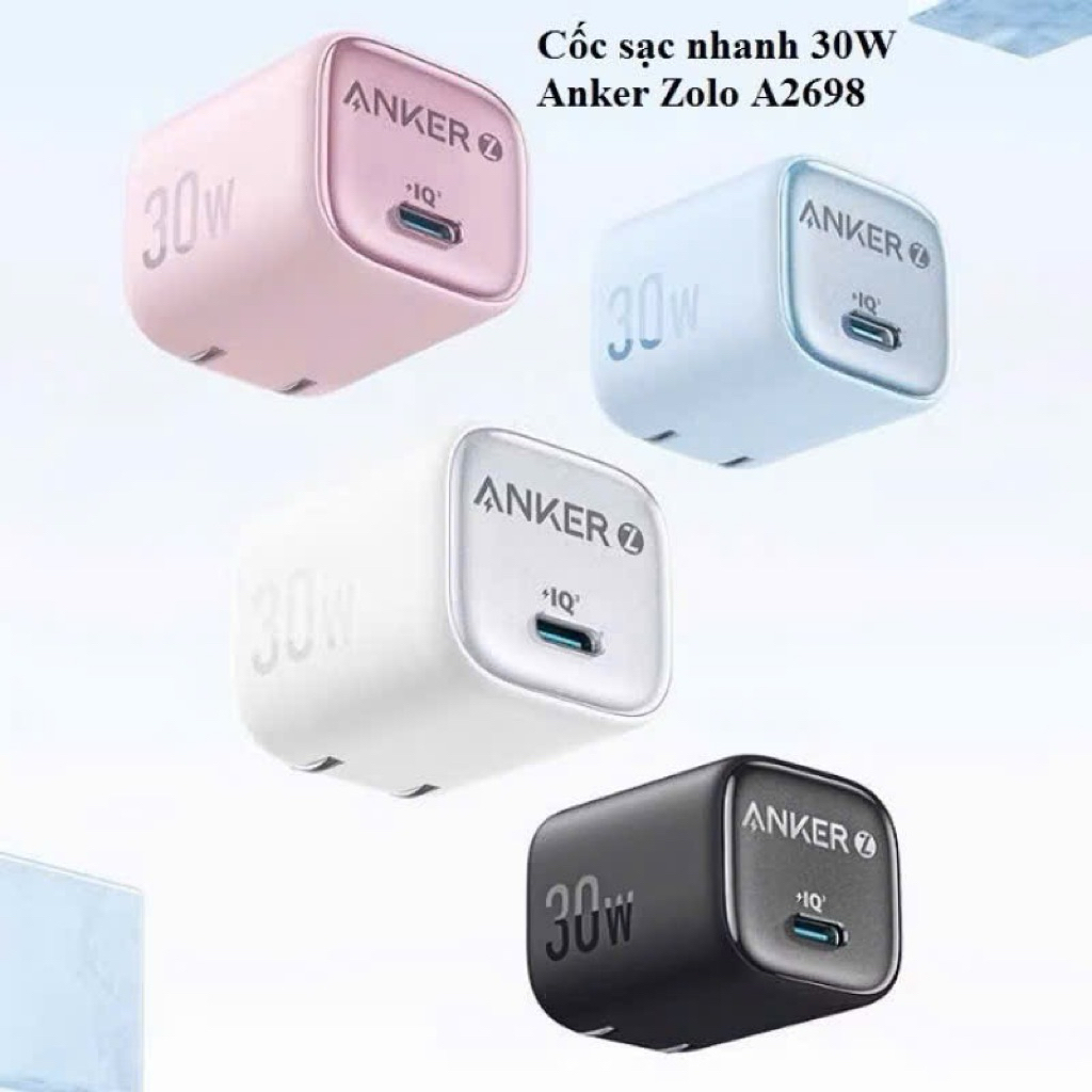 Củ sạc nhanh 30W Anker Zolo A2698 1 cổng USB-C