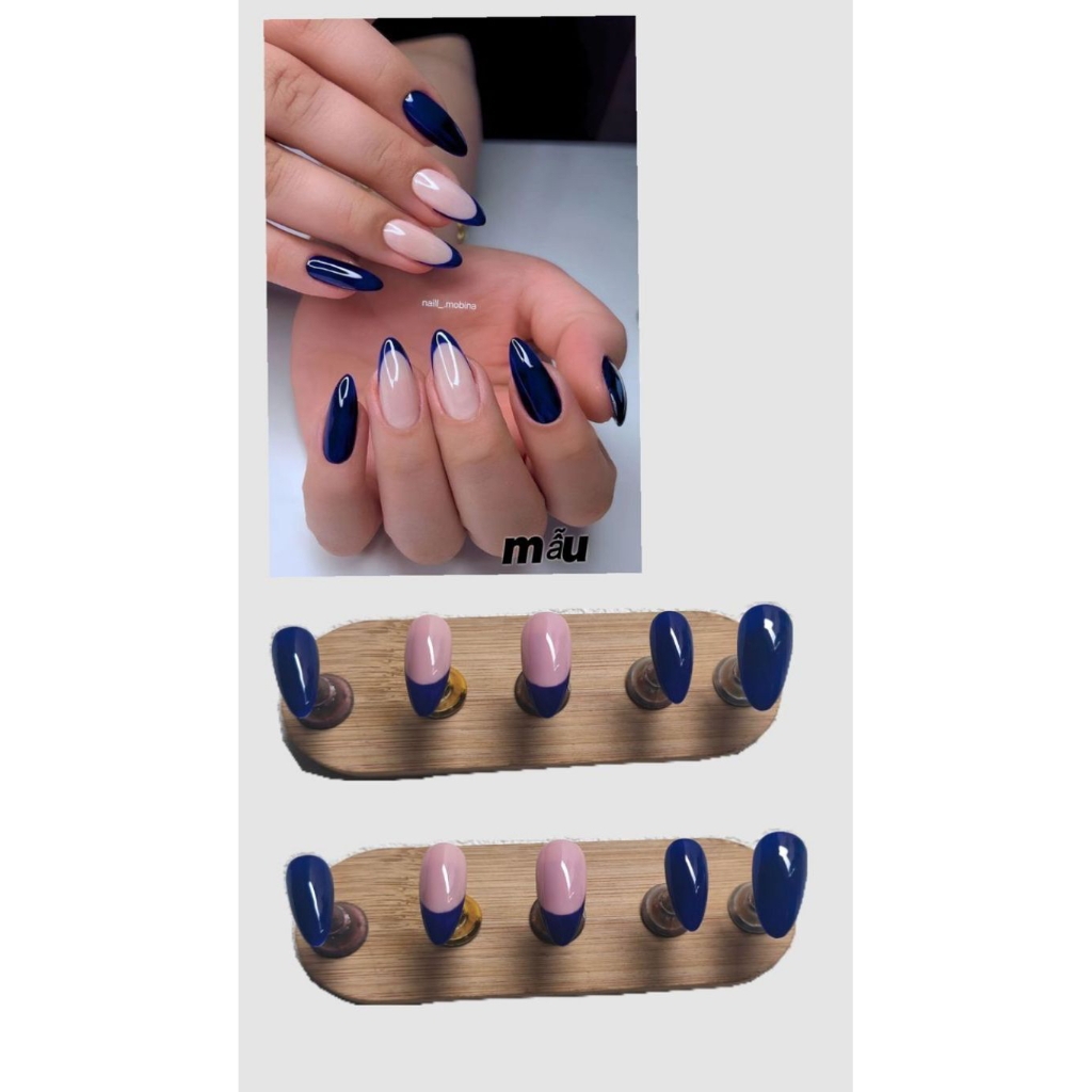 Nailbox navy blue elegant vibe