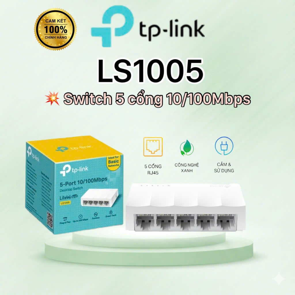 Switch 5 Cổng 10/100Mbps TP-LINK LS1005