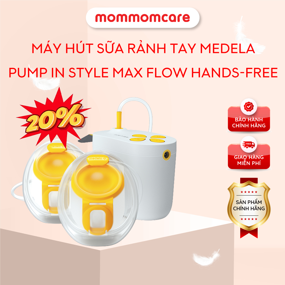 Máy hút sữa rảnh tay Medela Pump in style Max Flow hands-free