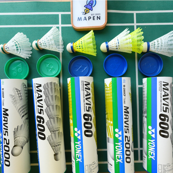Quả cầu nhựa Yonex chính hãng Mavis 600 2000 siêu bền Tốc độ Medium và Slow Đường bay ổn định