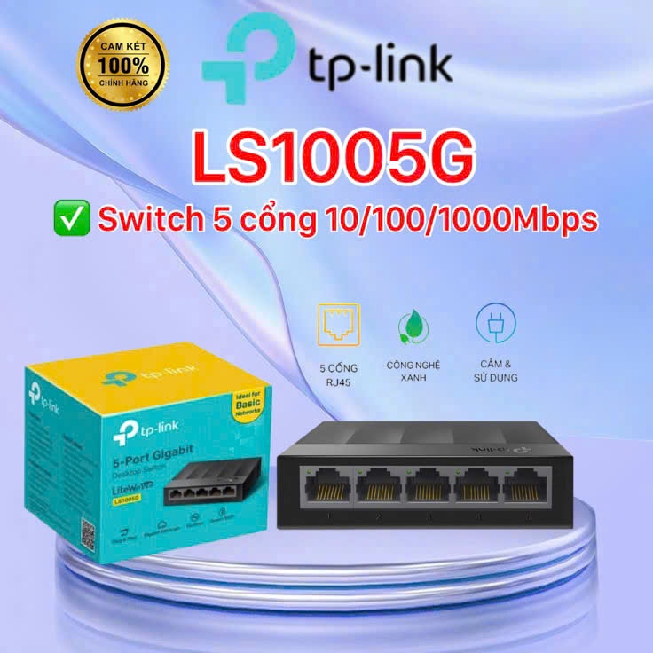 Switch 5 Cổng 10/100/1000Mbps TP-LINK LS1005G