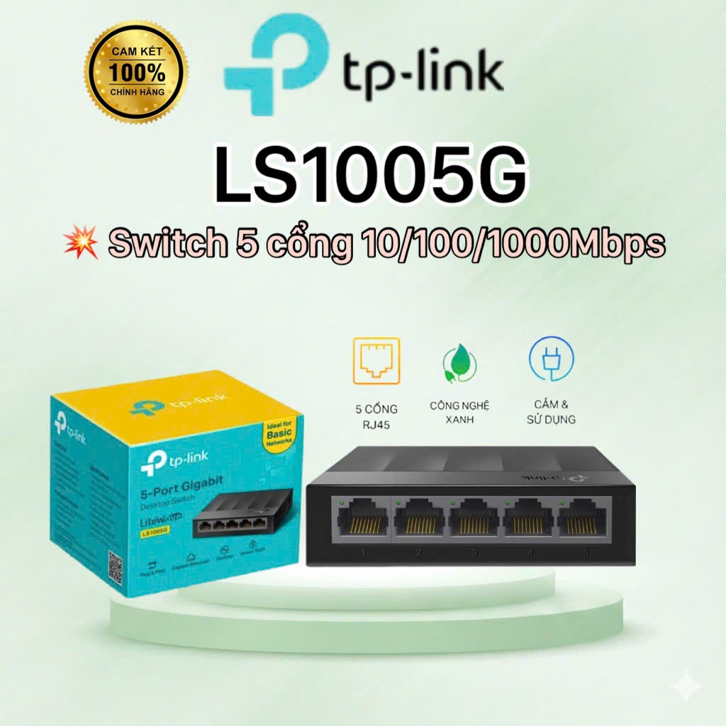 Switch 5 Cổng 10/100/1000Mbps TP-LINK LS1005G