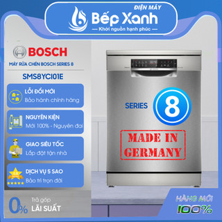 [FREESHIP HCM] SMS8YCI01E - Máy Rửa Chén Độc Lập Bosch SMS8YCI01E (Series 8) - Sấy Zeolith - Nhập Khẩu Đức
