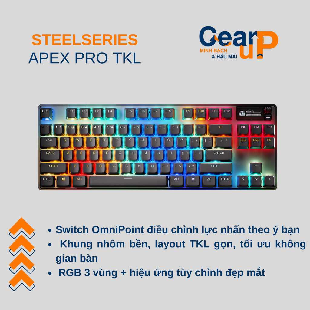 Bàn phím Steelseries Apex PRO TKL
