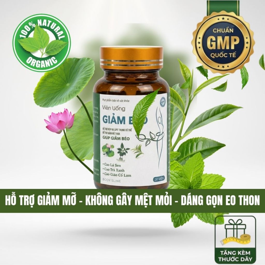 Viên uống giảm cân Body Sline Chính hãng Hộp 30 viên, Hỗ trợ kiểm soát cân nặng an toàn hiệu quả giả