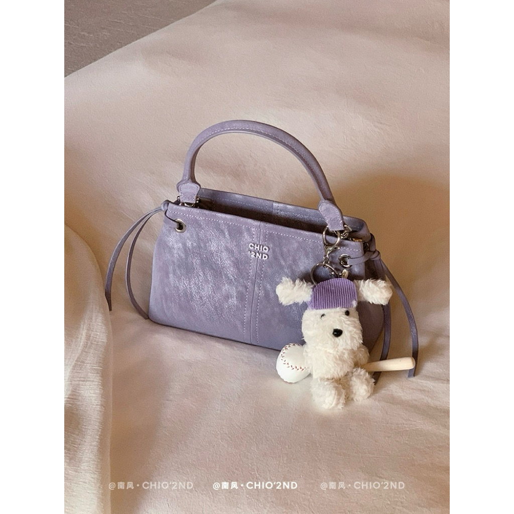Túi xách Chio2nd Spring Mountain Valley dành cho nữ, kiểu dáng mới năm 2026, màu tím, kiểu dáng đơn 