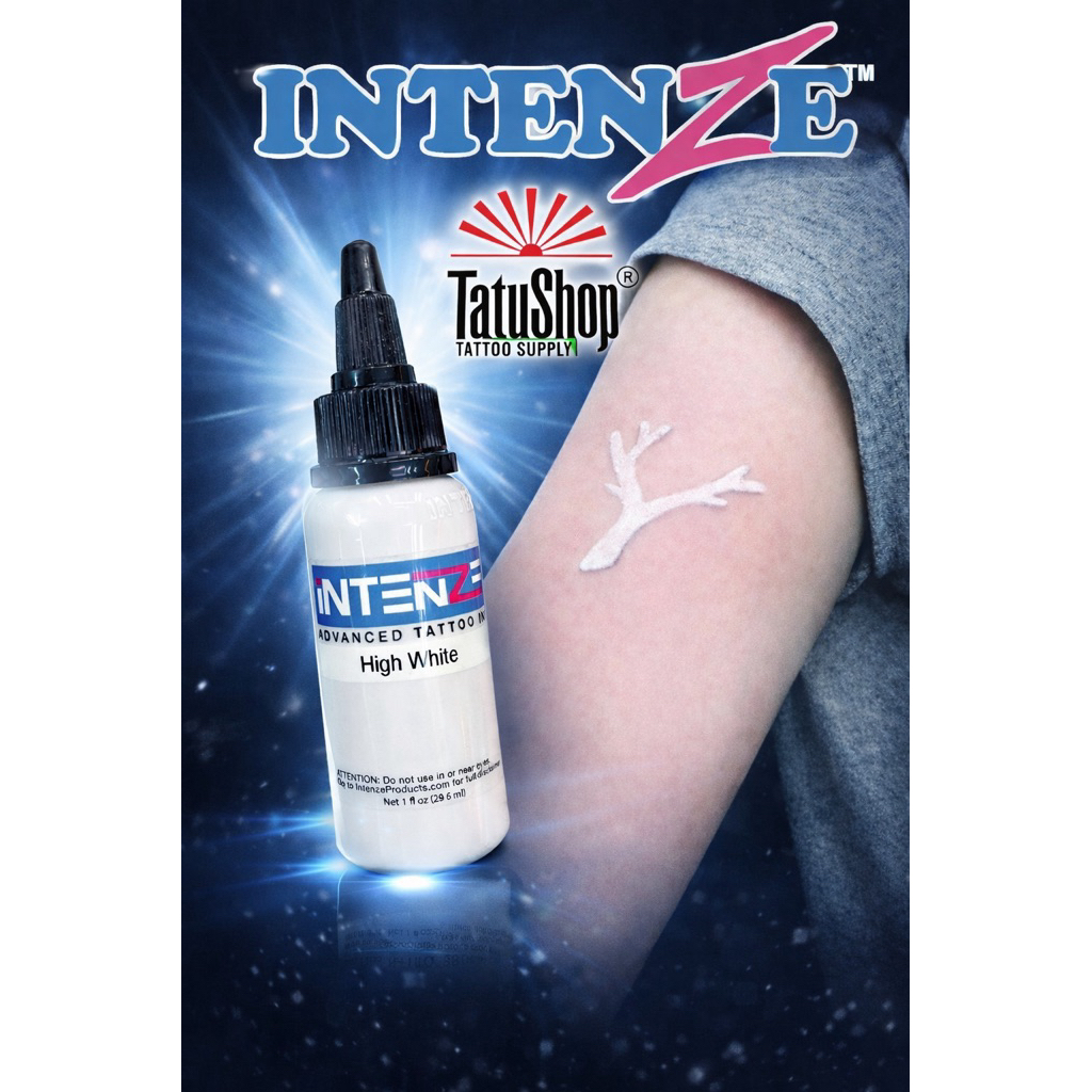 Mực Xăm tông Trắng hãng INTENZE Highwhite