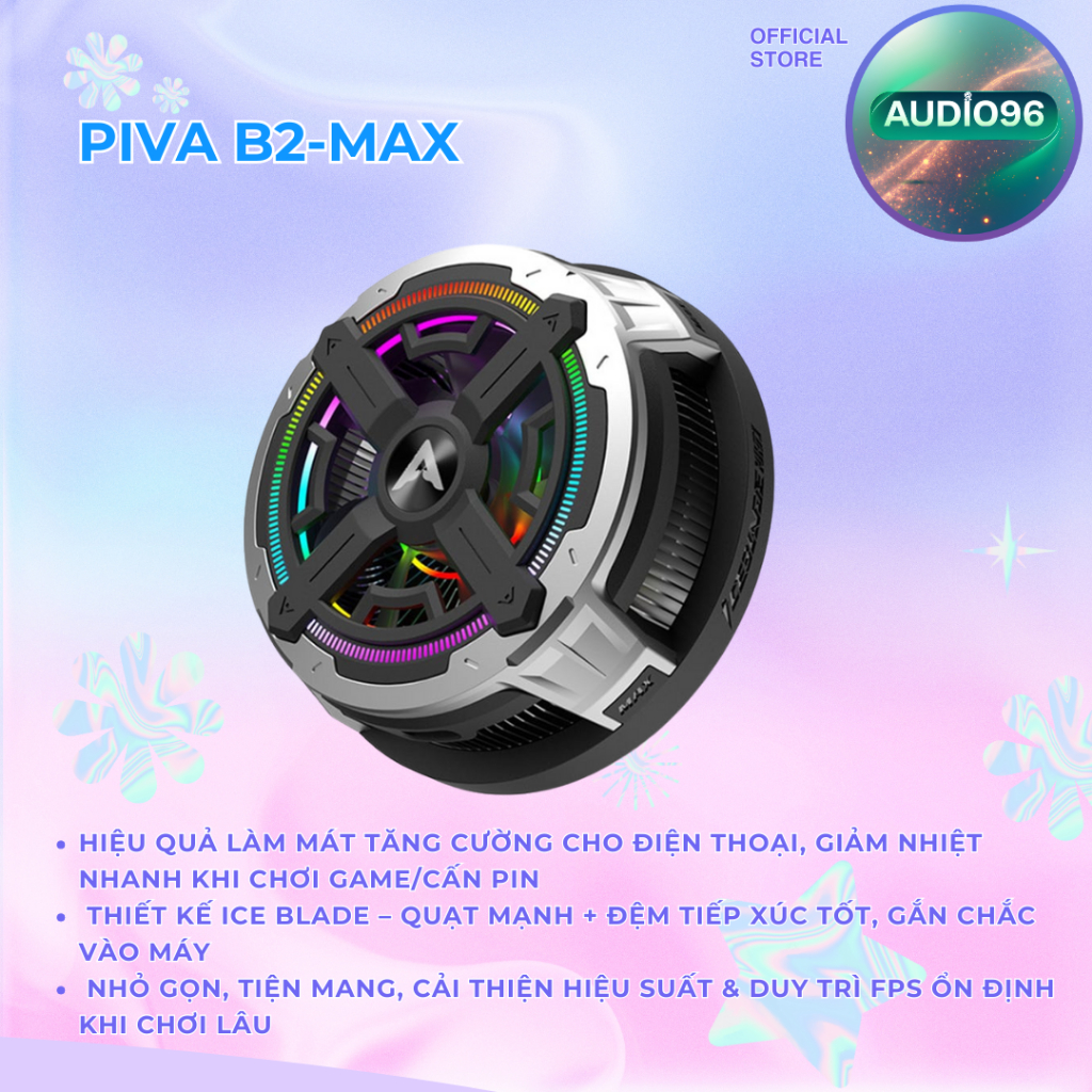 tản nhiệt điện thoại PIVA B2-MAX (Ice Blade Series)