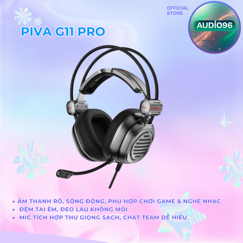 Tai nghe Gaming Piva G11 - ENJOY STUNNING SOUND QUALITY