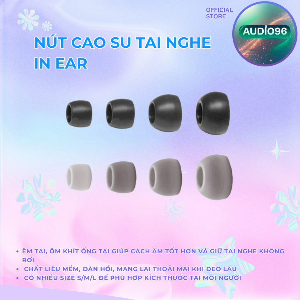 12 typ tai nghe(6 bộ) (S-M-L)