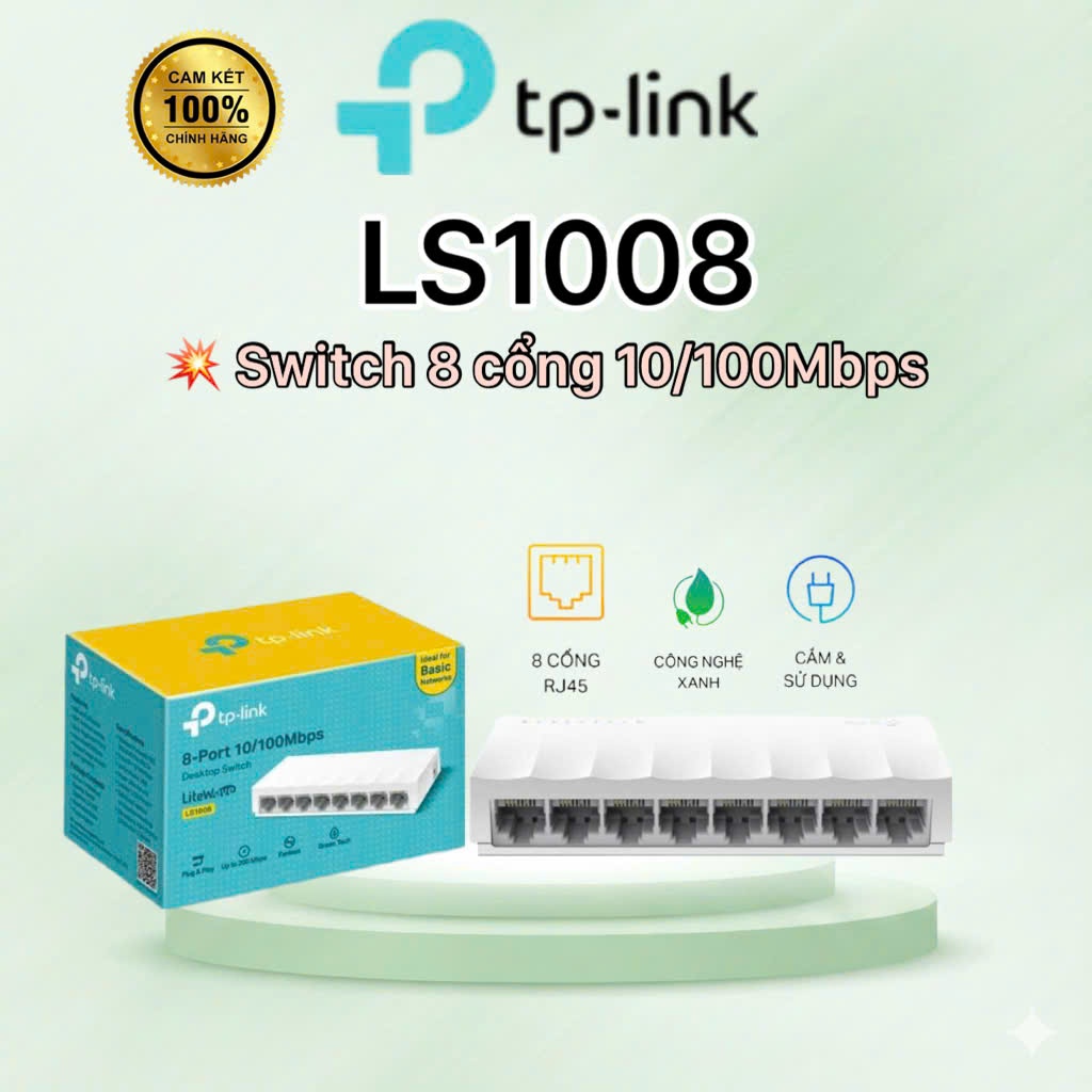 Switch 8 Cổng 10/100MbpsTP-LINK LS1008