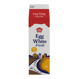 1 Thùng Lòng Trắng Trứng Tươi Nhất Hương (900 g) - 12 hộp