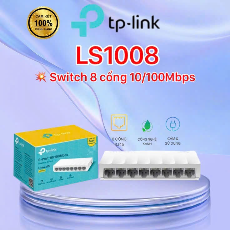 Switch 8 Cổng 10/100Mbps TP-LINK LS1008