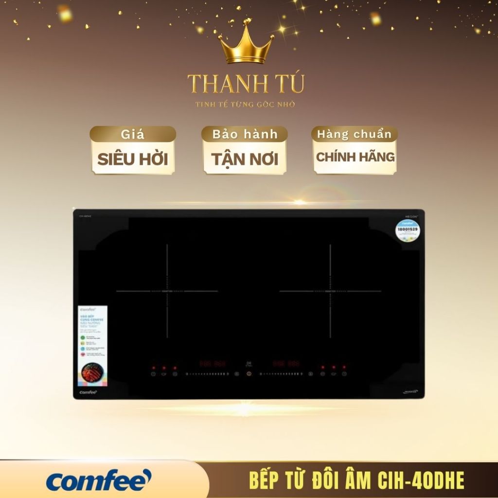 Bếp từ đôi âm Comfee CIH-40DHE 4000W - Lựa Chọn Thông Minh Cho Gia Đình