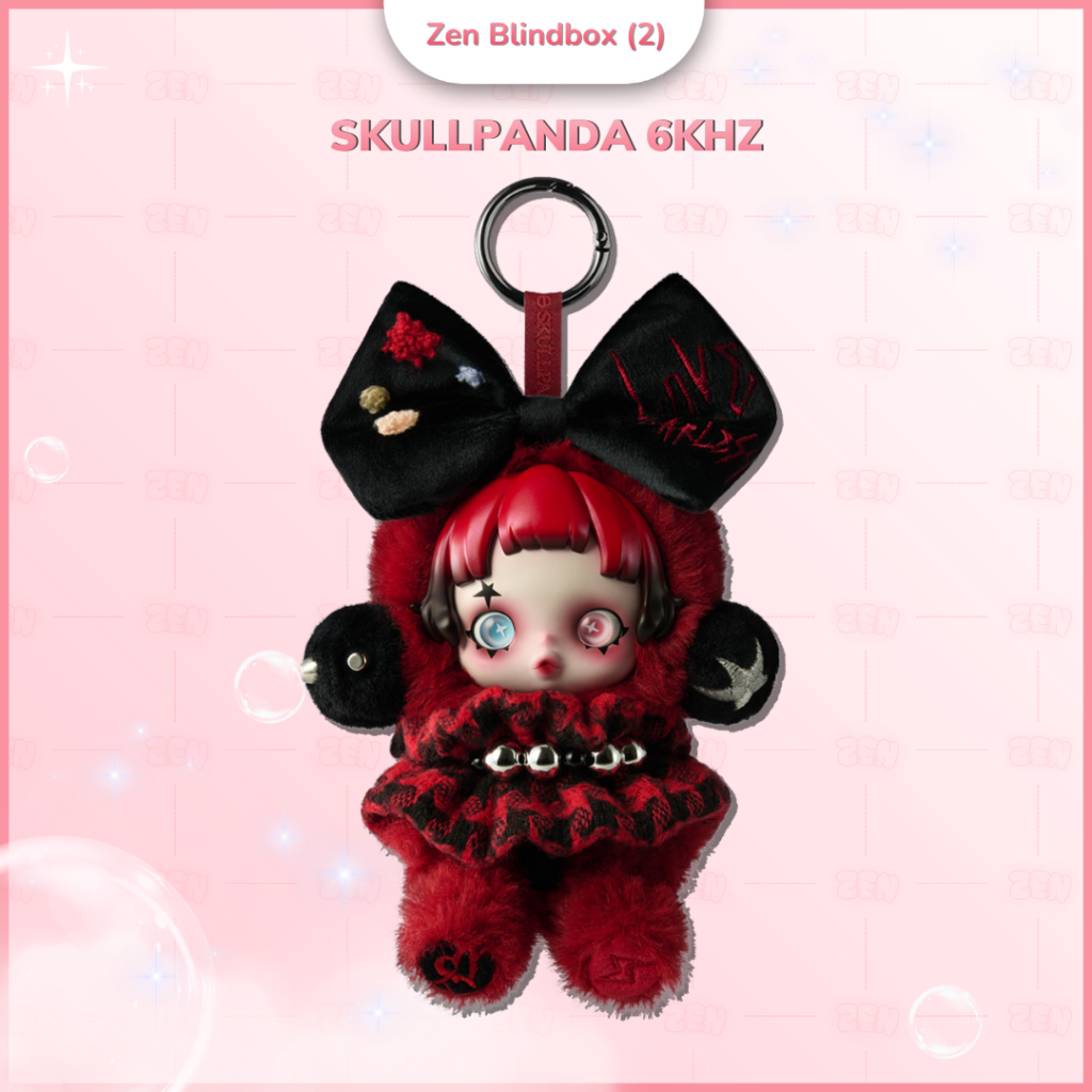 [CHÍNH HÃNG] Móc Khóa Gấu Bông SKULLPANDA 6KHZ Phiên Bản Giới Hạn Chỉ Bán Tại EU