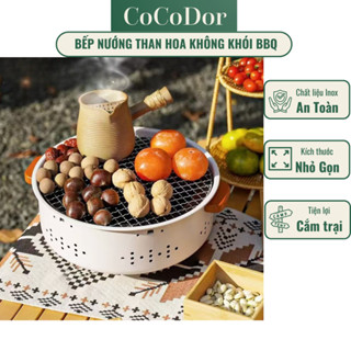 Bếp Nướng Than Hoa Không Khói Vovi, Phong Cách Hàn Quốc, Tiện Lợi, Du Lịch, Picnic