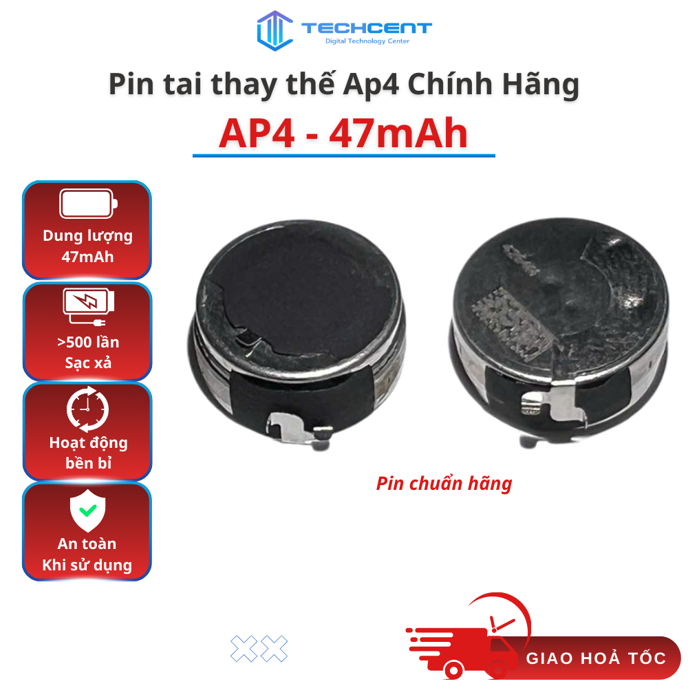 Pin Thay Thế Tai Nghe AP4 Chính Hãng