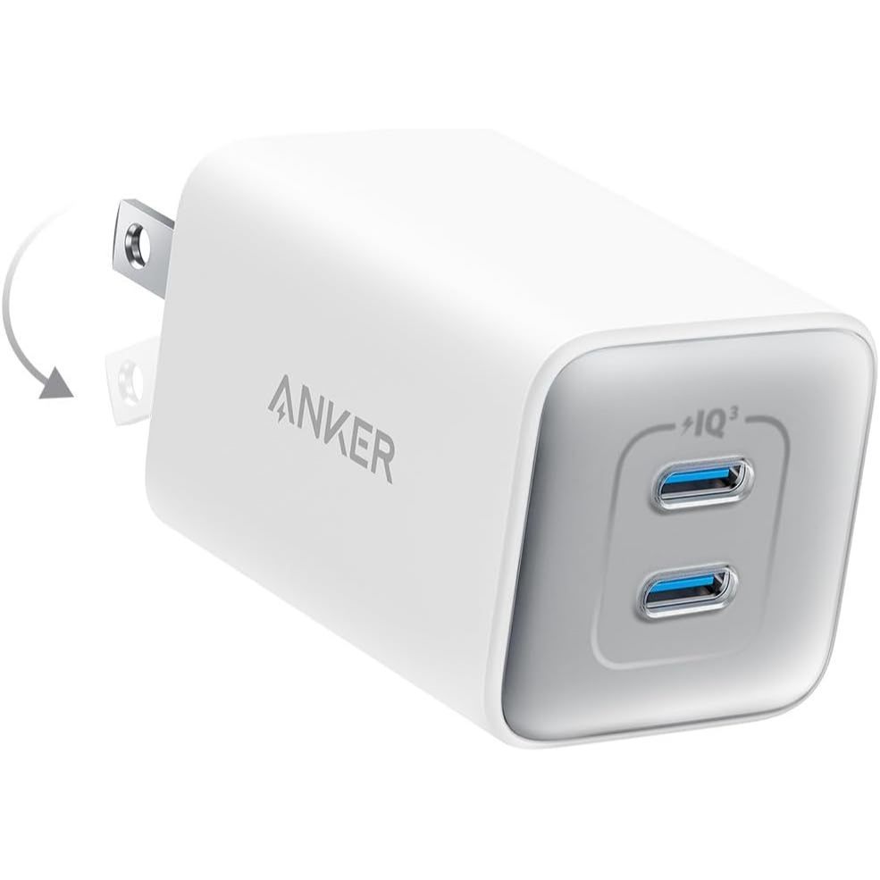 Cục Sạc Nhanh 2 Cổng Anker 47W - A2039- Nano 3 - GaN II - PD 3.0 - PPS - ActiveShield 2.0