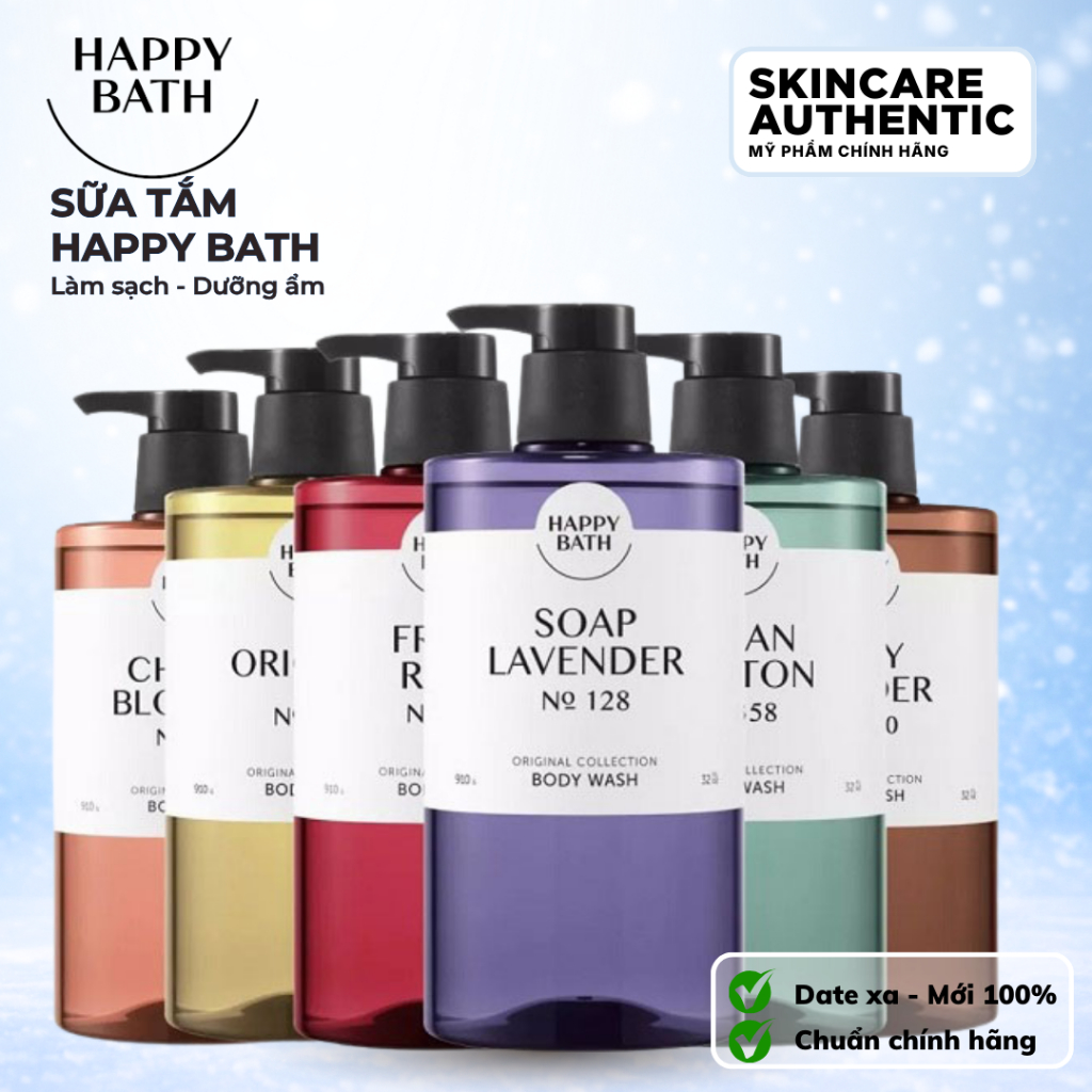 Sữa tắm Happy Bath Hàn Quốc 900g (Happy cao cấp 910G)