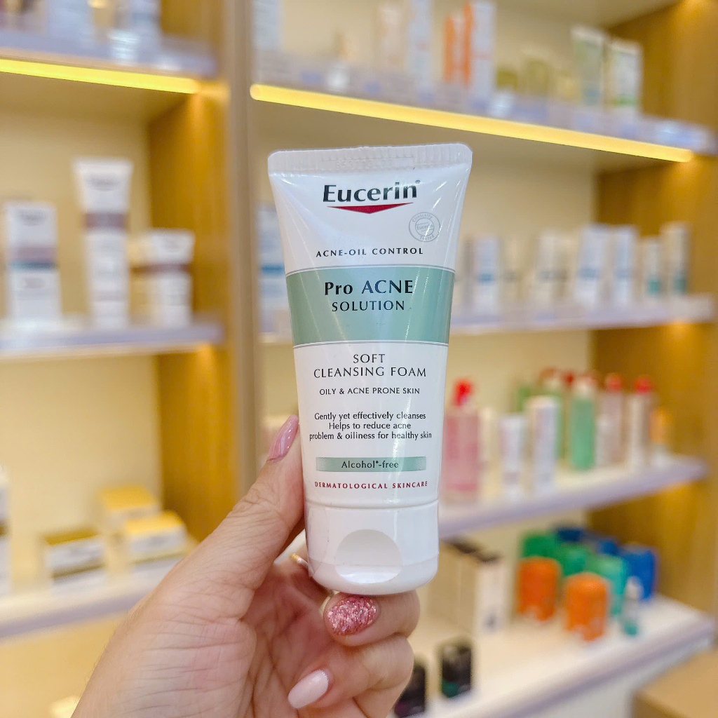 Sữa Rửa Mặt Cho Da Mụn Eucerin Pro ACNE Cleansing Foam 50g