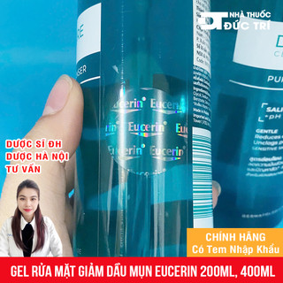 Gel rửa mặt giảm mụn Eucerin  DERMOPURE CLINICAL PURIFYING CLEANSER